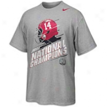 Alabama Nike College Locker Room T-shirt - Mens - Grey