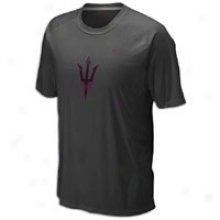 Arizona State Nike College Dri-fit Speed Fly S/s T-shirt - Mens - Black