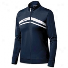 Asics Cabrillo Full Zip Jacket - Womens - Navy/white