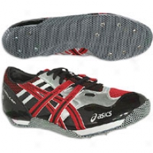 Asics Cyber High Jump Beijing - Mens - Fire Red/black/lightning