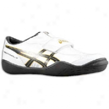 Asics Cyber Throw London - Mens - White/black/gold