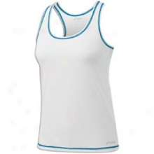 Asics Emma Singlet - Womens - White/lapis