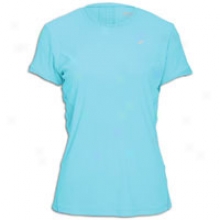 Asics Favorite S/s T-shirt - Womens - Aqua