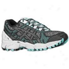 Asics Gel-trail Attack 7 - Womens - Black/silver/aqua