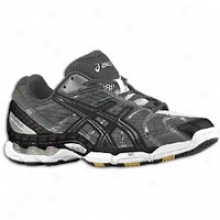 Asics Gel Volley Elite - Mens - Black/gunmetal/white