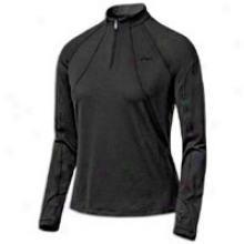 Asics Thermopolis Lt 1/2 Zip - Womens - Black