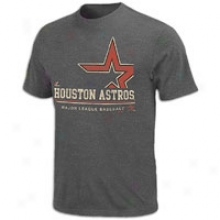 Astros Majestic Mlb Submariner T-shirt - Mens - Charcoal