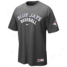 Blue Jays Nike Practice T-shirt 11 - Mens - Anthracite