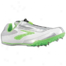 Brooks Pr Sprint 11.38 - Womenw - Neon Grren/silver/pearlized White