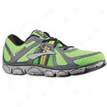 Brooks Pureflow - Mens - Anthracite/black/silver/brite Green/nightlife