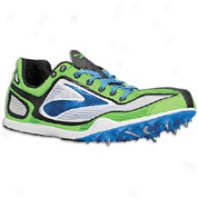 Brooks The Wire 2 - Mens - White/brooks Brite Green/brilliant Blue/black