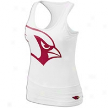 Cardinals Nike Nfl Big Logo Tank - Womens - White