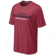 Cardinals Nike Nfl Dri-fit Authentic Font T-shirt - Mens - Red