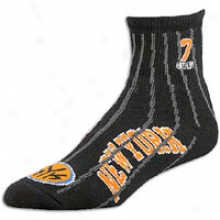 Carmelo Anthony For Poor Feet Nba Logoman Socks - Black