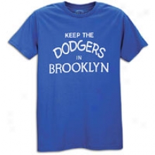 Dodgers No Mas Keep The Dodgers In Brooklyn T-shirt - Mens - Royal/white