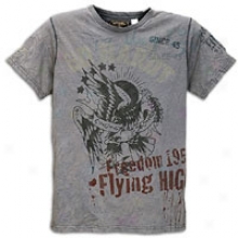 Ed Hardy Born Free Eagle T-shirt - Mens - Dark Grey