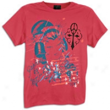 Ed Hardy Geisha Basic S/s T-shirt - Mens - Berry