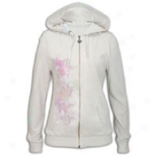 Ed Hardy Life Love Luck Zip Hoodie - Womens - Stone