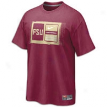 Florida State Nike College Team Issue T-shirt - Mens - Red-maroon