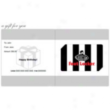 Foot Locker Email Gift Card