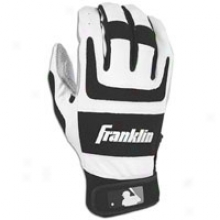 Franklin Shok-sorb Pro Batting Gloves - Mens - Pearl/black