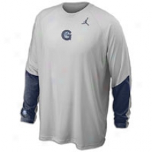 Georgetown Jordan Colllege On-court Shooting Shirt - Mens - Grey