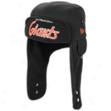 Giants New Era Mlb Team Script Tarpper Cap - Mens - Black