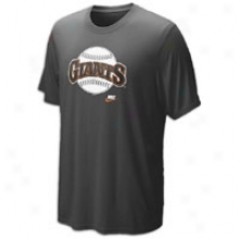 Giatn Nike Cooperstown Dri-fit Legend T-shirt - Mens - Black