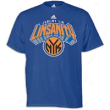 Jeremy Lin Adidaa Linsanity T-shirt - Mens - Royal