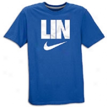 Jeremy Lin Nike Lin Swoosh T-shirt - Mens - Varsity Royal