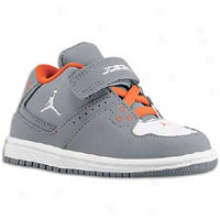 Jordan 1 Flight - Toddlers - Cool Grey/wyite/team Orange