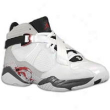 Jordan Aj 8.0 - Mens - White/varsity Red/neutral Grey/flint