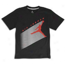 Jordan Aj Flight T-shirt - Great Kids - Back/silver/red