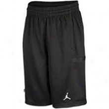 Jordan Bankroll Short - Big Kids - Black/black/white