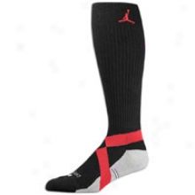 Jordan Dynamic Knee High Sock - Mens - Black/varsity Red