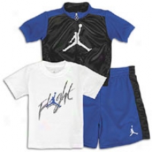 Jordan Flight 3 Gun Set-  Infants - Varsity Royal/black/white