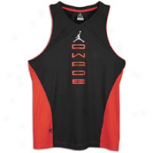 Jordan Fly Wade Jersey - Mens - Black/varsity Red/matte Silver