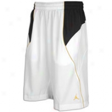 Jordan Fly Wade Short - Mens - White/black/del Sol