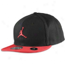 Jordan Flycon Fitted Cap - Meens - Black/varsity Red