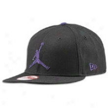 Jordan New Epoch Jumbo Jumpman Snap Fit Cap - Mens - Black/concord