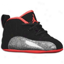 Jordan Retro 12 - Infants - Black/siren Red