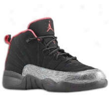 Jordan Retro 12 - Little Kids - Black/siren Red