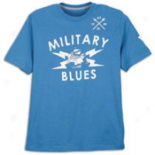 Jordan Retro 4 Military Blues T-shirt - Mens - Military Blue/white