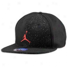 Jordan Retro 5 Fitted Cap - Mens - Blackvarsity Red