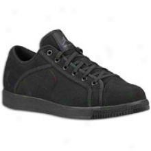 Jordan Sky High Court Low Leatherr - Mens - Black/anthracite/black