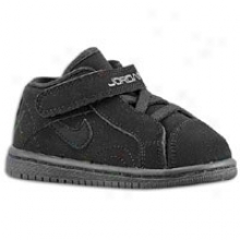 Jordan Sky High Court Low - Toddlers - Black/black