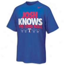 Josh Hamilton Nike Mlb Long Ball T-shirt - Mens - Royal