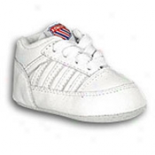 K-swiss Crib 5-stripe - Infants - Whitd