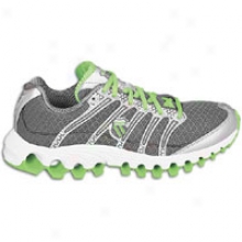 K-swiss Tubes Run 100 - Womens - Charcoal/silver/neon Lime