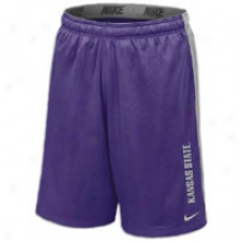 Kansas State Nike Dri-fit Varsity Mesh Short - Mens - New Ordhid